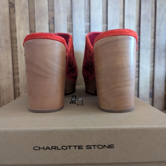 Charlotte Stone Ramos Clog - Pimento (Red) - Picture 4 of 13
